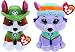 Ty Licensed Beanies - Paw Patrol Tracker & Everest 2 pc Set - 8"