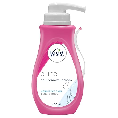 Veet Pure Hair Removal Cream Legs and Body Sensitive Skin, 400ml