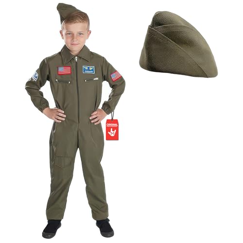 Fun Shack Costume Pilote Enfant, Déguisement Chasse et Ligne, Idéal Carnaval et Fêtes, L