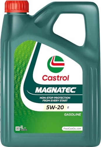 CASTROL Motoröl 5W-20 Magnatec Motor Öl API SN Stop-Start E 4L Kompatibel mit FORD Fiesta Mk6 Schrägheck JA8 JR8 FOCUS III Turnier Fiesta Mk5 Schrägheck JH1 JD1 JH3 JD3 Kuga Mk2 DM2