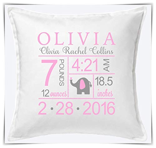 baby customised pillow