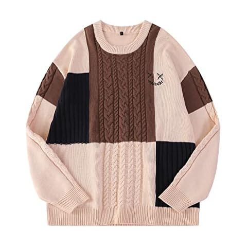 Pull GOLYOY Col Rond Homme Cover