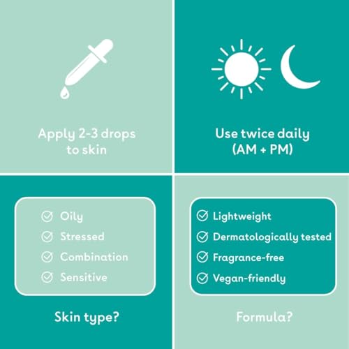 Serum niacynamidowe Q+A, charakterystyczna mieszanka ananasa, marakui, brzoskwini, goji i melona, bogate w przeciwutleniacze, chroni skórę podczas nawilżania i równowagi, 30 ml