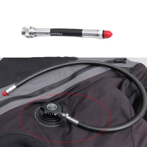 Manguera de baja presión para buceo de 350 PSI con conector rápido 3