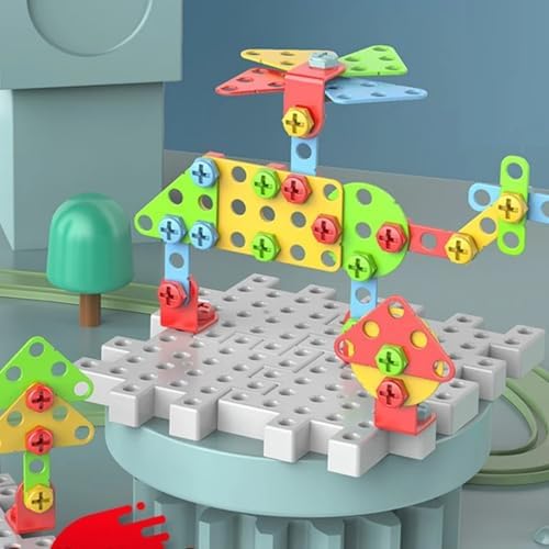 Giffy/Oyuncak 3D Yaratıcı 340 Parça Tamir Seti Pilli Matkaplı Sök Tak Çantalı Eğitici Tamir Setim - Görsel 3