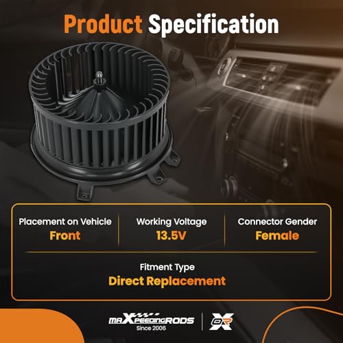 Image of maXpeedingrods AC Heater Blower Motor w /Fan 700330 for Chevrolet Silverado 1500 2500 3500 GMC Sierra Yukon Cadillac Escalade 2014-2019 75039