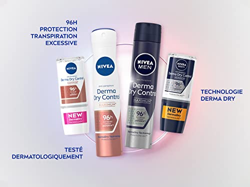 NIVEA Derma Control déodorant formule brevetée efficacité 96h - 6