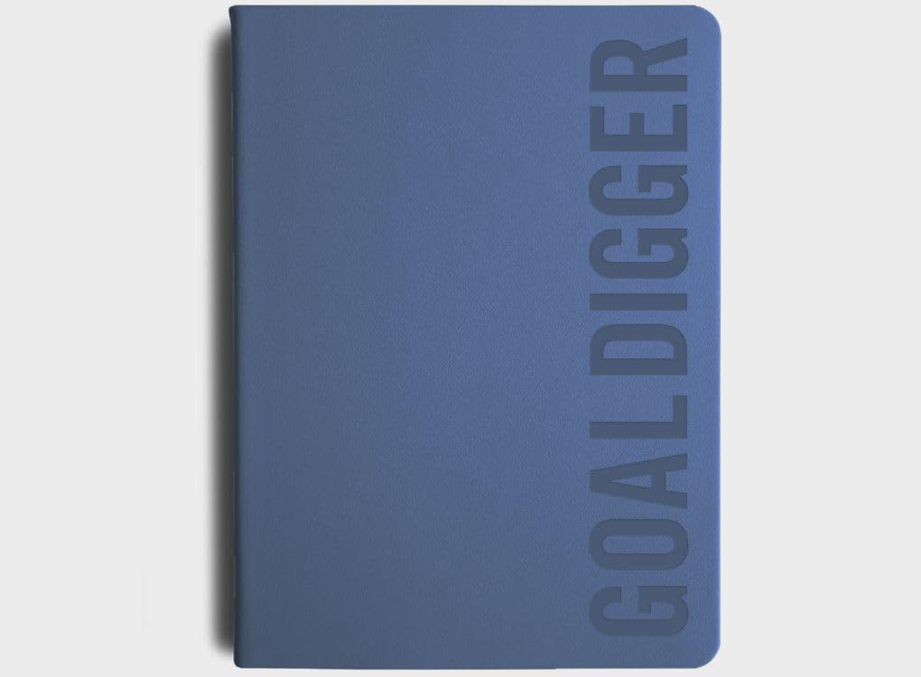 MiGoals 2026 B5 Goal Digger Planner Bold โ Goal Journal, Weekly & Monthly Planner with Habits Tracker, To-Do Lists, and Progress Sections (Element Blue) โ image 1