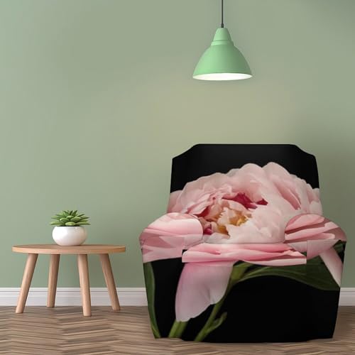 Housse de canapé extensible imprimée pivoine anti griffures chien chat