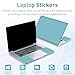 15-15.6 inches Netbook Laptop Skin Sticker Decal Reusable Cover Protector for 11.6 12 13 13.3 14 15 15.4 Notebook Chromebook Easy to Apply and Remove, Scratch-Resistant Waterproof I Sky Blue