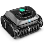 (Upgrade) Robot Piscine Sans Fil WYBOT C1-01 Robot Piscine pour Piscines Enterrées & Hors Sol - Nettoyeur 4-en-1 Paroi & Ligne d'Eau 150min/150m², Navigation Intelligente, App-Gris foncé vert