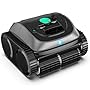 (Upgrade) Robot Piscine Sans Fil WYBOT C1-01 Robot Piscine pour Piscines Enterrées & Hors Sol - Nettoyeur 4-en-1 Paroi & Ligne d'Eau 150min/150m², Navigation Intelligente, App-Gris foncé vert