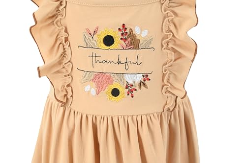 Image of Unique Baby Girls Smocked Holiday Dress for Big Kids and Toddler Outfit Clothes with Embroidery