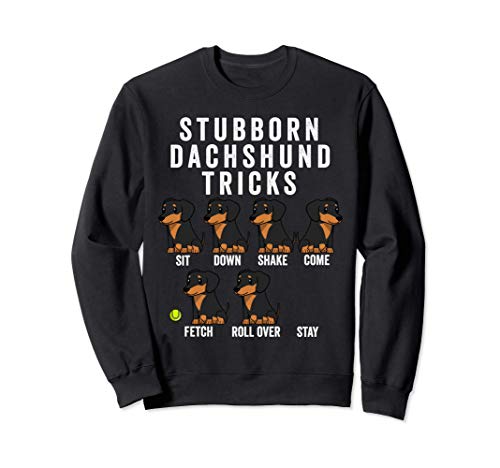 Questo Stubborn Bassotto Tedesco Tricks è un ottimo regalo per un proprietario di Bassotto Tedesco. È dotato di un Dachshund illustrazione.