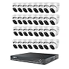 REOLINK 4K Security Camera System with Human/Vehicle/Pet Detection, 1X Reolink 36ch Network Video Recorder, 3 HDD Bays, No HDD Included, Bundle 32X RLC-820A 4K Security Cameras