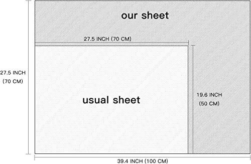 Biobrown Wrapping Paper Sheet Set- Folded Flat - With Pull Bows & Gift Tags & Stickers - 6 Different Baby Girl Design (45.2 Sq. Ft.ttl.) - 27.5 Inch X 39.4 Inch Per Sheet #TOP6