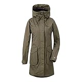Urban Outdoor Didriksons W Thelma Parka 4 Grün, Damen Regenjacke, Größe 42 - Farbe Fog Green