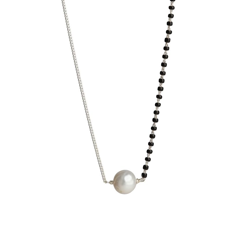 House Of Aadyaa Handmade Half & Half: Pearl Mangalsutra for Women | Made in 92.5 Silver (B0CZTX2QTT) Amazon Price History, Amazon Price Tracker