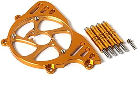 Accessories ACZ Motorcycle CNC Aluminum Front Engine Sprocket Protection Chain Guard Cover Protector for Kawasaki Z1000 Z 1000 2010-2016 - (Color: Gold)
