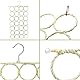 2er-Pack Hängendes Kletterspielzeug für Kleintiere – Ratten-Kletternetz & Vogelschaukel, Papageienleiter-Brücke aus Papier-Rattan für Käfige von Vögeln, Nagern & Reptilien