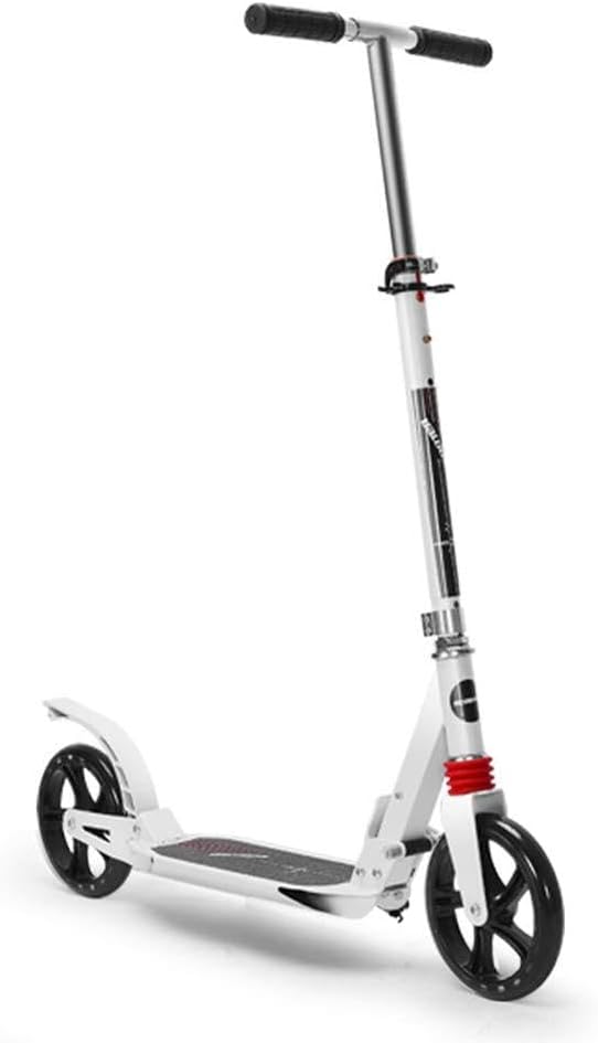 XXL Wheel Scooter 200 Mm - Pro is A City Scooter with Double Suspension, Foldable and Height-Adjustable with Footbrake Kick Scooter Max Load 150kg