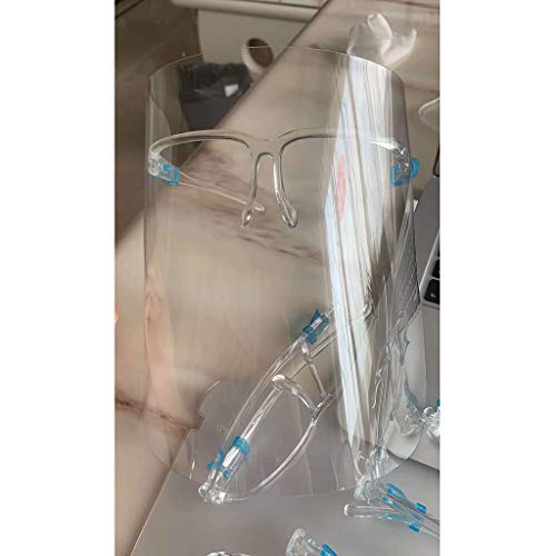 Baoblaze Os óculos De Proteção Laváveis ​​do Protetor De Rosto Viseira Facial Transparente