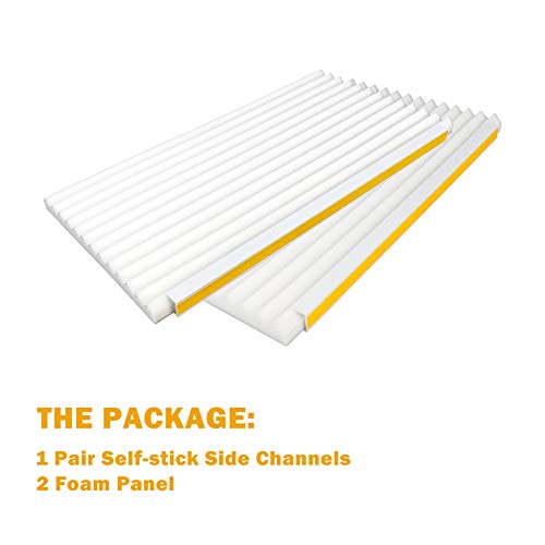 LBG Products Window Air Conditioner Foam Insulation Panels, AC Side Insulating Panel Kit, 2 Pack,White Beige, 17in High x 9in Wide x 7/8in Thick by LBG Products - Used condition - Image 8