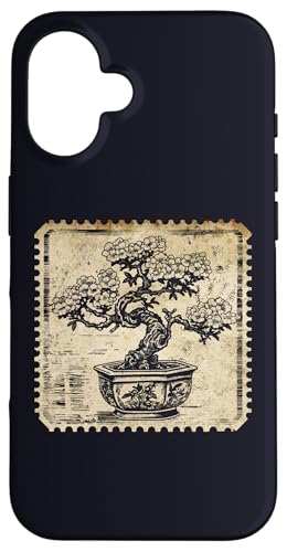 BONSAI 盆栽の木、盆栽の植物、盆栽の植木鉢、盆栽 スマホケース iPhone 16 用