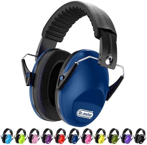 Best SellerDr.meterDr.meter Noise Cancelling Headphones for Kids: SNR27.4 Ear Muffs for Noise Reduction with Adjustable Headband