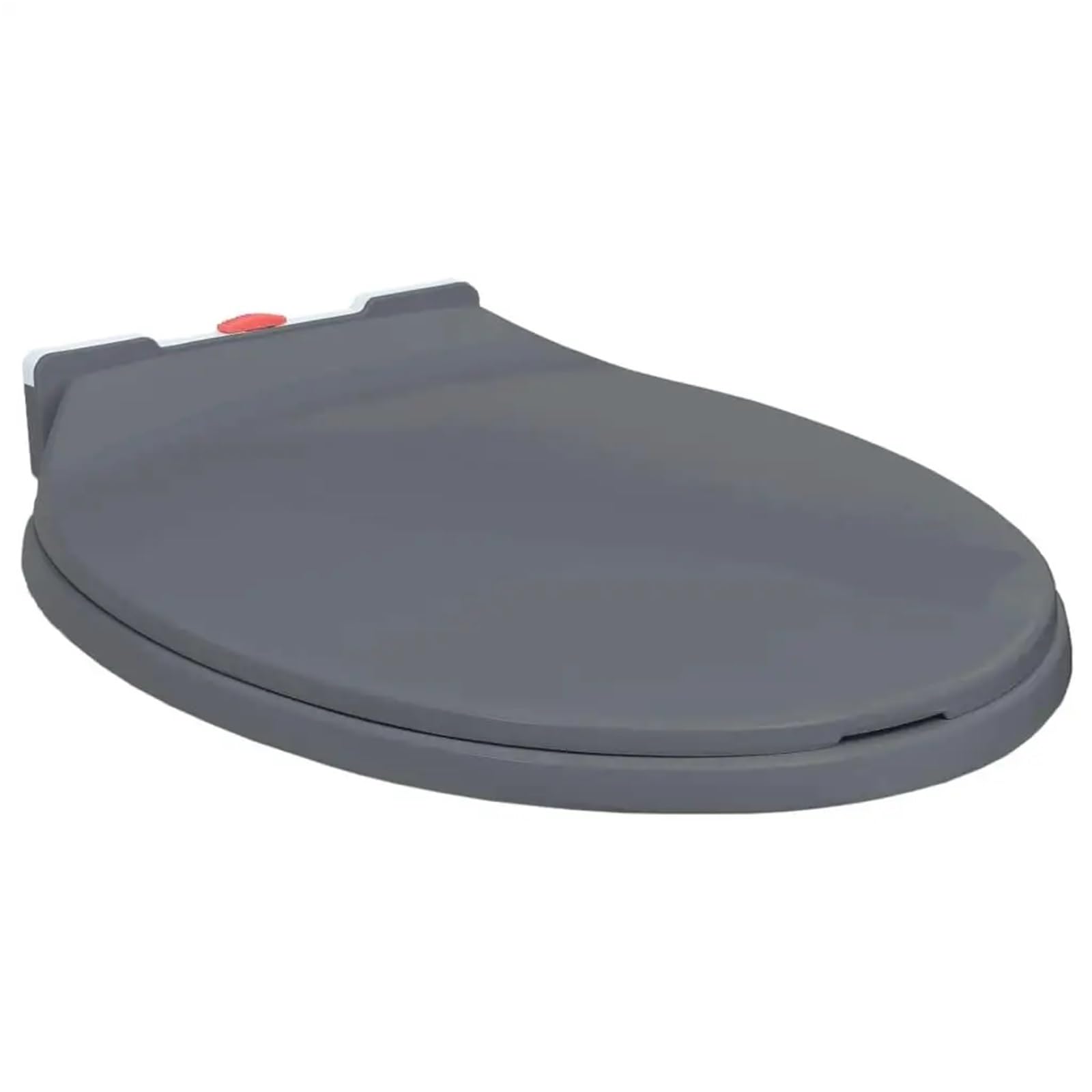 Grauer - Asiento de inodoro ovalado con cierre suave y liberación rápida, accesorio de baño moderno fácil de limpiar para mayor comodidad e higiene, ideal para mejoras y renovaciones del hogar.