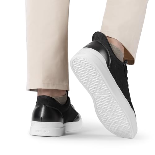Bruno Marc Bruno Marc Mens Slip On Casual Sneakers Hands Free Fashion Sneakers Breeze Mesh Casual Walking Shoes Comfortable Lightweight Non Slip,Size 8.5,Black,BMUMFN2521