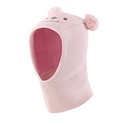 LLmoway Baby Toddler Kids Winter Hats Warm Windproof Knit Scarf Hood Fleece Hat
