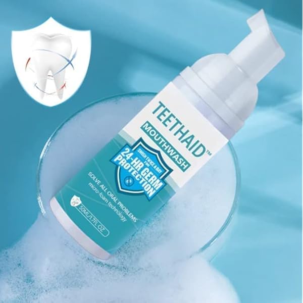 3 Bottle Teethaid Mouthwash, Calculus Removing, Therapeutic Mouth