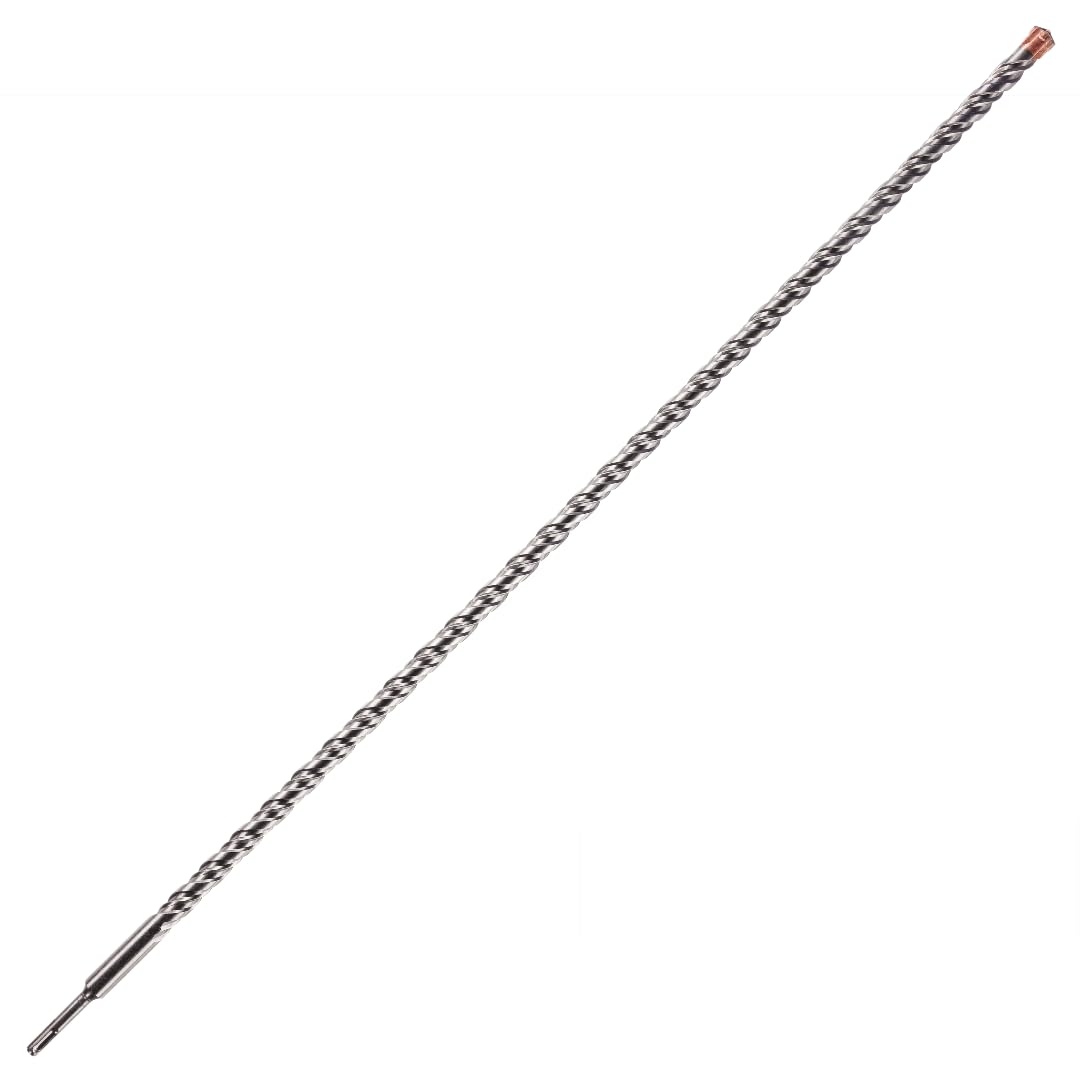 18mm x 600mm Long SDS Plus High Performance Hammer Drill Bits, Professional Tungsten Carbide Cross Tipped Masonry Drill Bit For Brick, Concrete, Stone, Granite. 18mm SDS Drill Bit