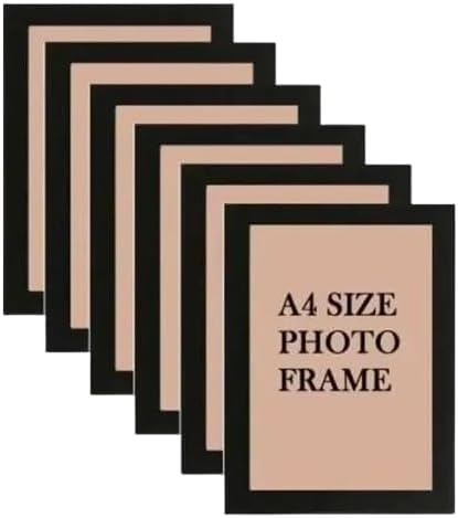 A4 Size Photo Frame Set, Frame, 6 Pack (White)