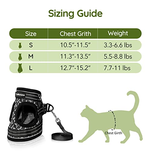 CatRomance Cat Harness and Leash, Escape Proof Kitten Harness and Leash Set for Walking, Adjustable Cat Vest Harness for… - Image 3