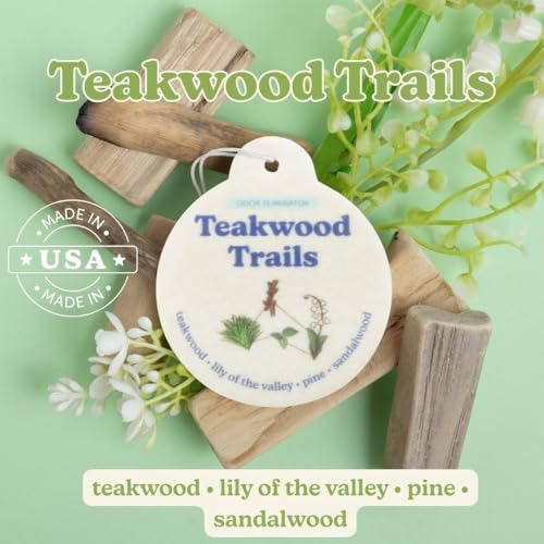 Image of Happy Wax Odor Eliminating Car Charms 4-Pack - Includes: Blooming Vanilla, Golden Citrus, Sugared Fruit, Teakwood Trails