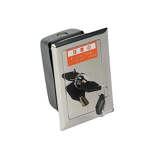 Boîtier interrupteur volet roulant en acier inoxydable pour commande manuelle de porte de garage