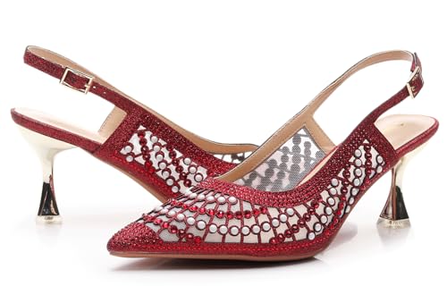 Image of VenusCelia Women's Charming Lady Slingback Pump Shoe