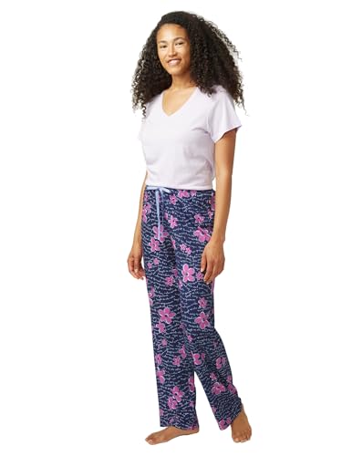Image of HUE Women's Sleep and Lounge Pajama Separates, Late Summer & Fall Collection, Medieval Floral Lyrics - Sleep Pant, Large