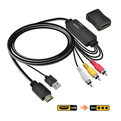 Digitblue HDMI to RCA, 1080P HDMI to AV 3RCA CVBs Composite Video Audio