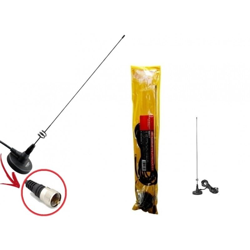 DIAMOND ANTENNA ORIGINE SÉRIE MR77 ANTENNE AVEC BASE MAGNÉTIQUE 144/430MHz EN VERSION PL, BNC, SMA-M, SMA-F (PL-259)