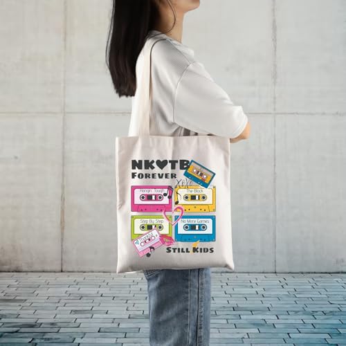 Image of TIIMG NK*TB Gift 90s Music Band Gift Music Lover Gift Classical Pop Music Band Concert Fans Gift Tote Bag