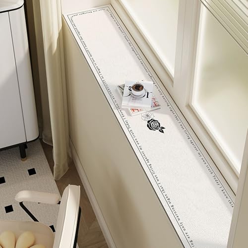 72 inches Windowsill Mat Diatomaceous Earth, Absorbent & Quick-Drying Window