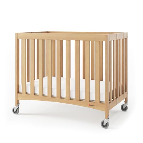 Foundations Travel Sleeper Wood Compact Folding Crib 2”