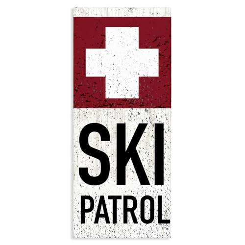 Stupell Industries 'Rustic Ski Patrol Winter Mountain Sport'| Canvas Art