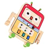 Milisten Montessori Lernspielzeug für Roboter Busy Board aus Pädagogisches Kreativität und Problemlösungsfähigkeiten für Hause und Bildungseinrichtungen
