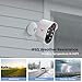 GlowPop 1080p Wireless Security Camera with AI Human Detection, Night Vision, 2-Way Talk, Cloud Storage, Rechargeable Battery Included, Battery Camera for Home Security, 2.4G WiFi