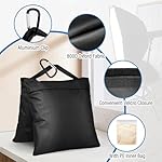 Evekea 8 Packs Sandbags Weight Bags for Photo Studio, Heavy Duty Saddlebag for Canopy, Umbrella Base, Backdrop Stand, Photo Tripod, Picnic Table,Fishing Chair - Image 4