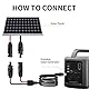 ZkeeShop Solarstecker auf DC8020,DC8mm auf Solar Ladekabel Solarpanel Kabel DC8020 Adapter Kompatibel für Jackery Explorer 1000 Pro/1500/2000/2000 Pro Powerstation 1.8M